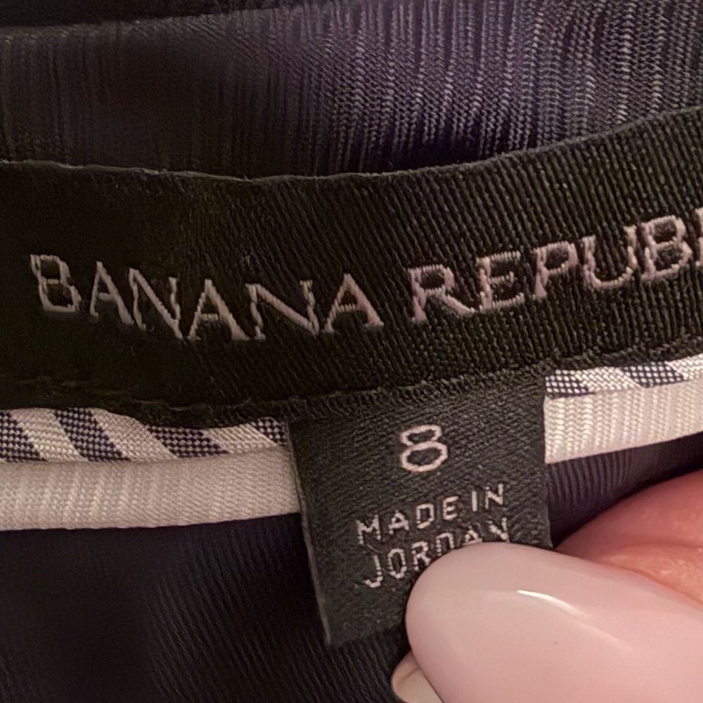 Navy Blue Windowpane Check Avery Pants - image 3